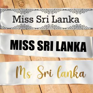 Pageantry Sashes