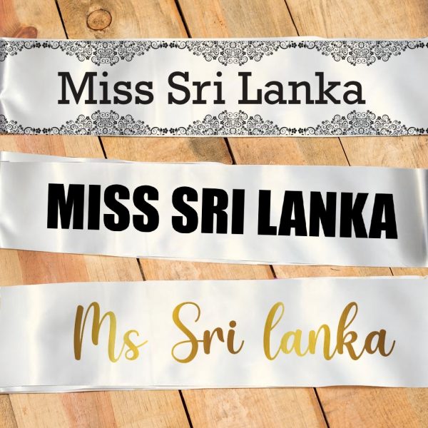 Pageantry Sashes