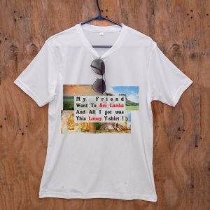 Tourist Friend's T-shirt from Sri lanka