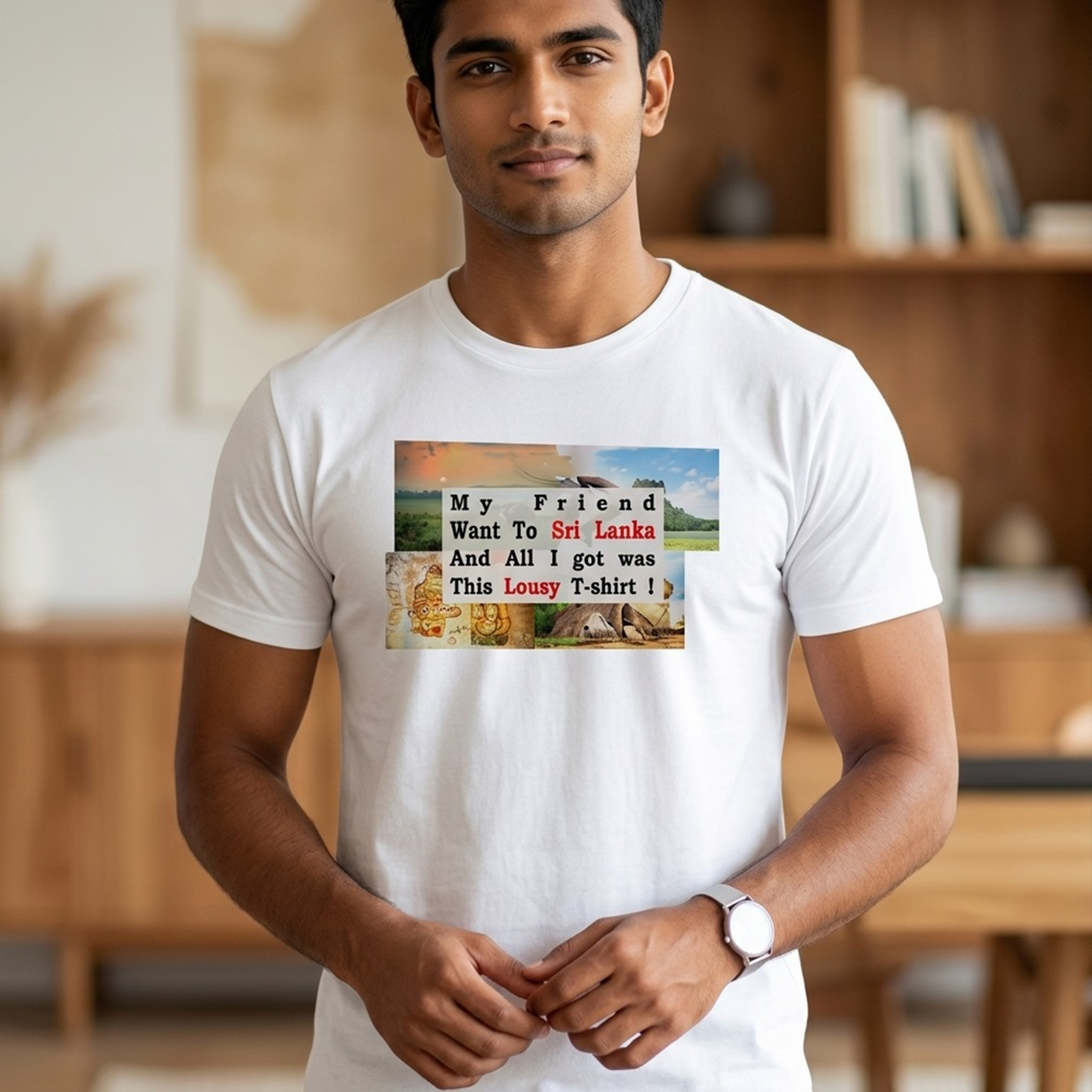 Tourist Friend's T-shirt from Sri lanka