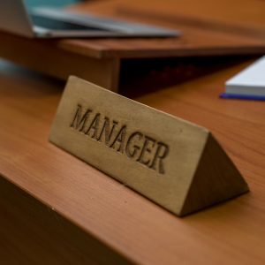 Office Designation Wooden Toblerone