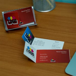 Double Sided Foldable Visiting Cards - Set of 15