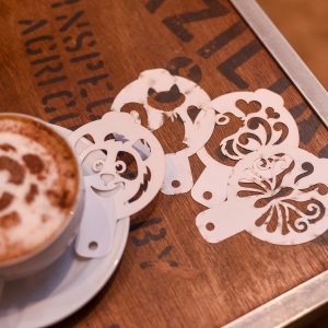 Barista Coffee Art Stencil