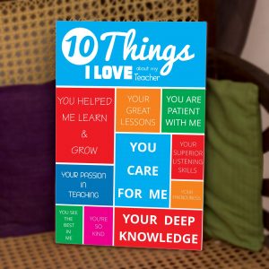 Teacher's Day 12"X18" Box Frame