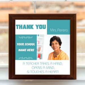 Teacher's Day 6"X6" Framed Slab