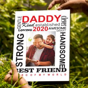 Father's Day Word Cloud Box Frame