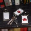 Rectangular Plastic Keytags