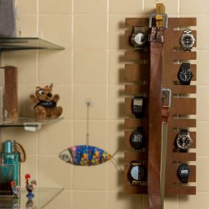 Wooden Watch & Belt Hanger