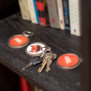 Round Plastic Key Tags