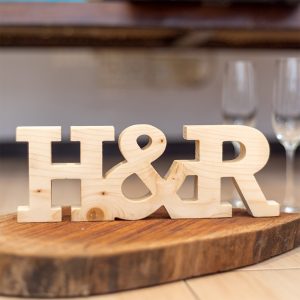 Wedding Table Decor Letters