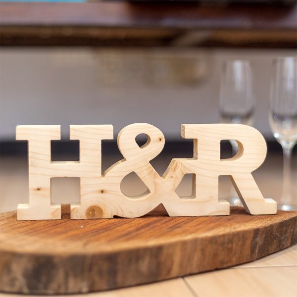 Wedding Table Decor Letters