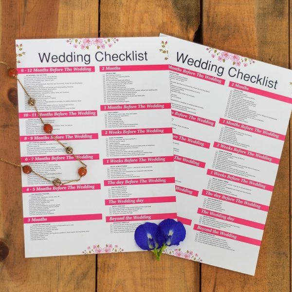 Wedding Checklist