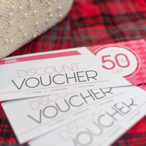 Double Sided Voucher - Set of 25