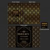 Roaring Golden Glam Wedding Card - Set of 20 - Image 2