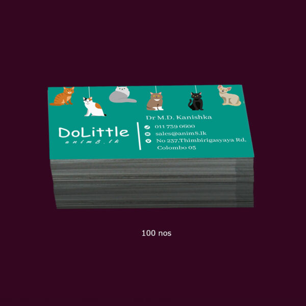 Veterinarian's Visiting Card - Set of 100 - Image 4