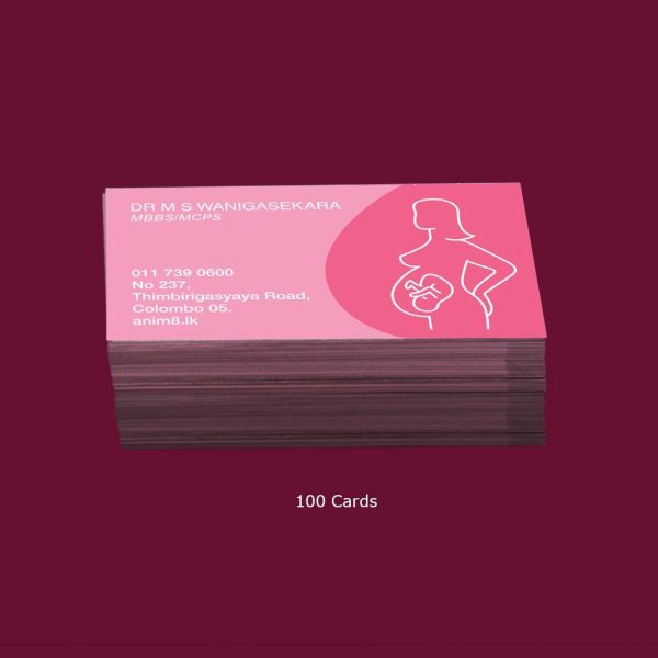 Gynecologist's Visiting Card - Set of 100 - Image 4