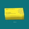 Yellow Florist's Visiting Card - Set of 100 - Image 4