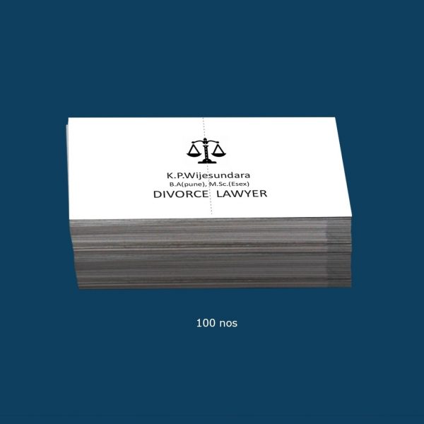 Divorce Lawyer Visiting Card - Set of 100 - Image 4