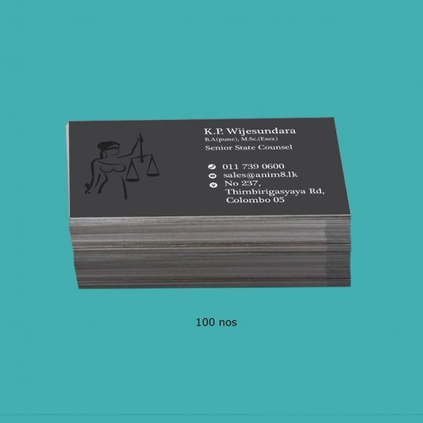 Senior State Counsel Visiting Card - Set of 100 - Image 4