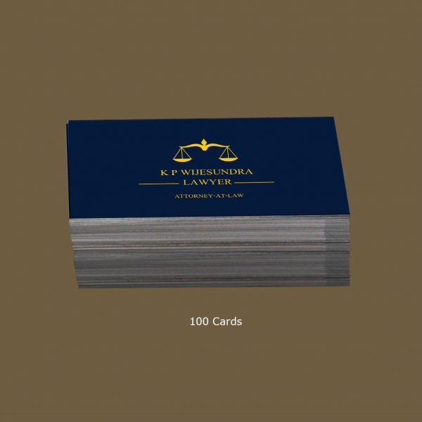 Attorney-At-Law Visiting Card - Set of 100 - Image 5