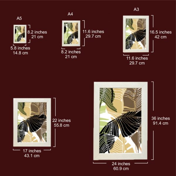 White Frame with Glass Cover - Image 4
