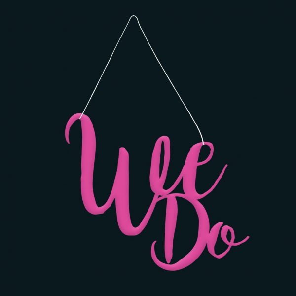 "We Do" Wedding Sign - Image 4