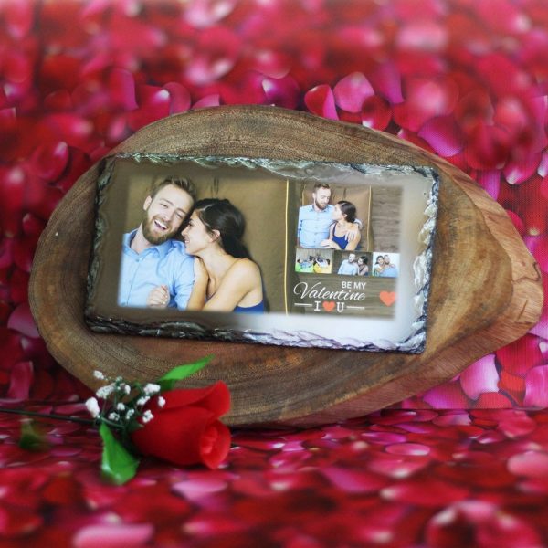 Rock and Log Photo Print