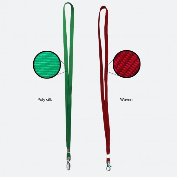 Poly Silk and Woven Lanyards - Image 3