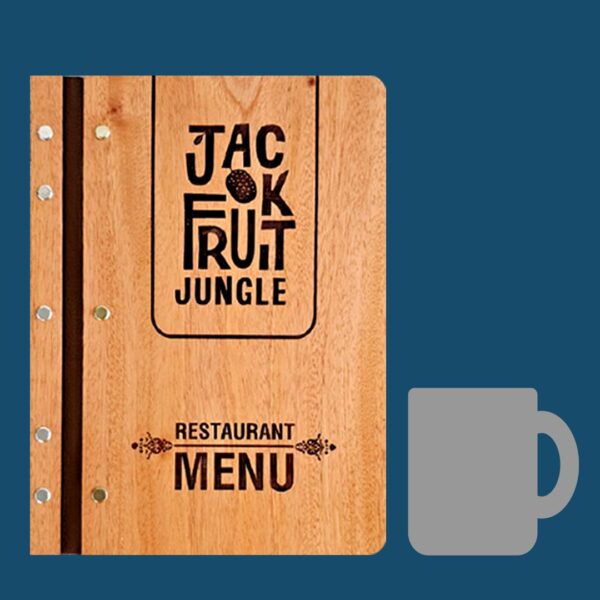 Wooden Menu with Nail binding - Image 5