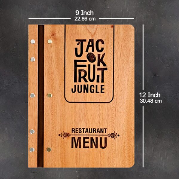 Wooden Menu with Nail binding - Image 4