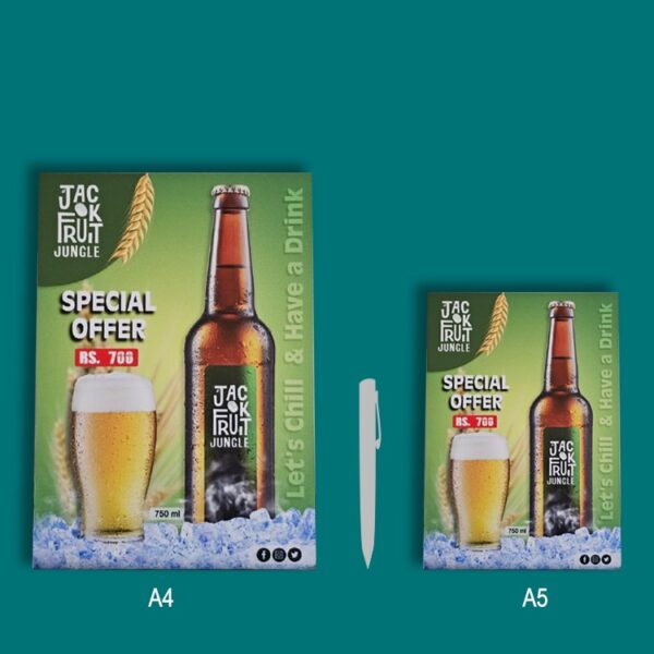 L Stand Menu - Set of 04 - Image 2