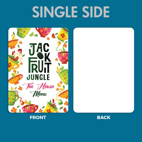 2mm A4 White Acrylic Menu Board - Image 3