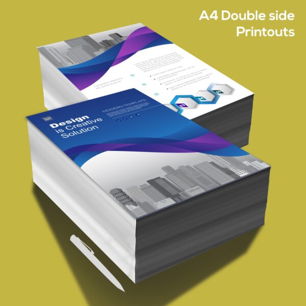 A4 Full Bleed Color Prints - Set of 02 - Image 6