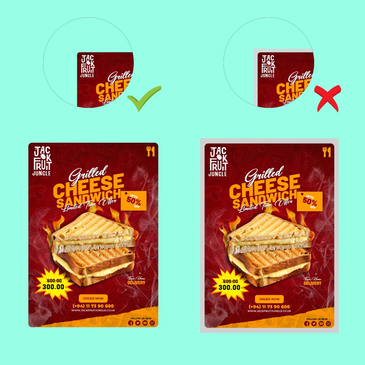 A4 Menus on non toxic plastic film - Set of 02 - Image 5