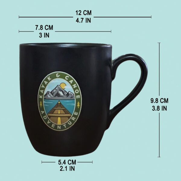 Black Cone Mug - Image 3