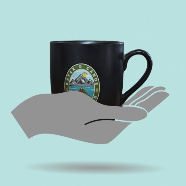 Black Cone Mug - Image 4