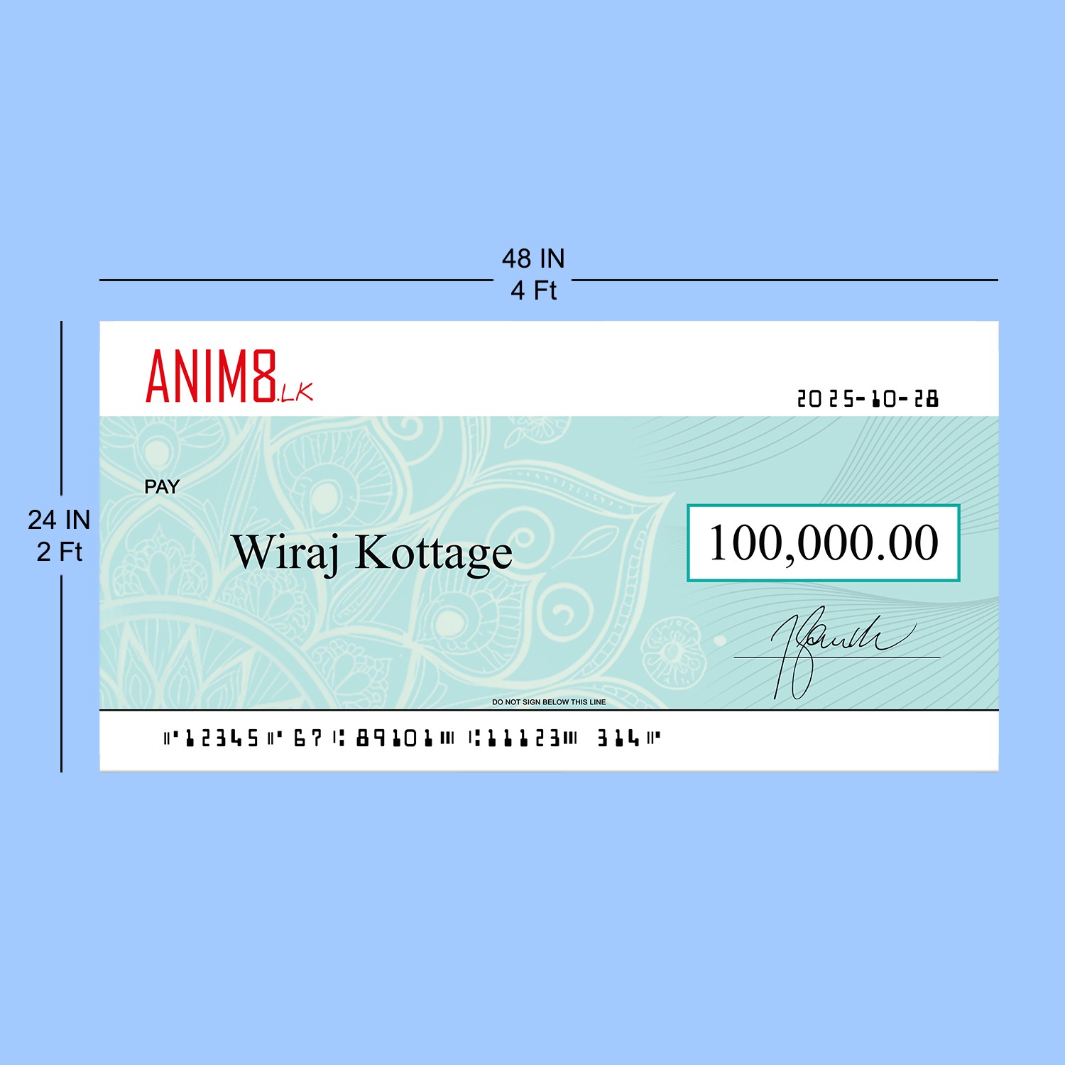 Dummy Cheque - Image 4