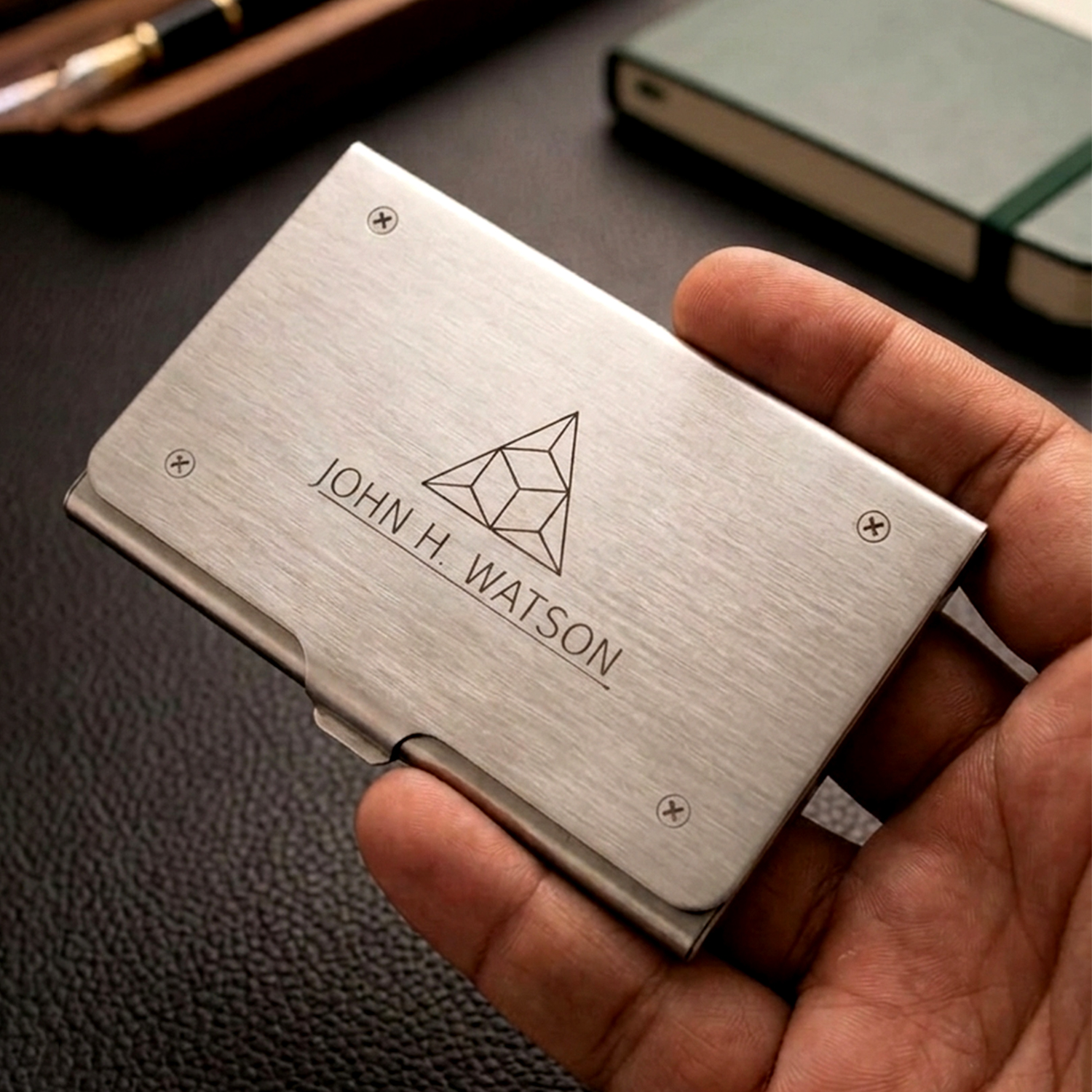 Metal Visiting Card Holder