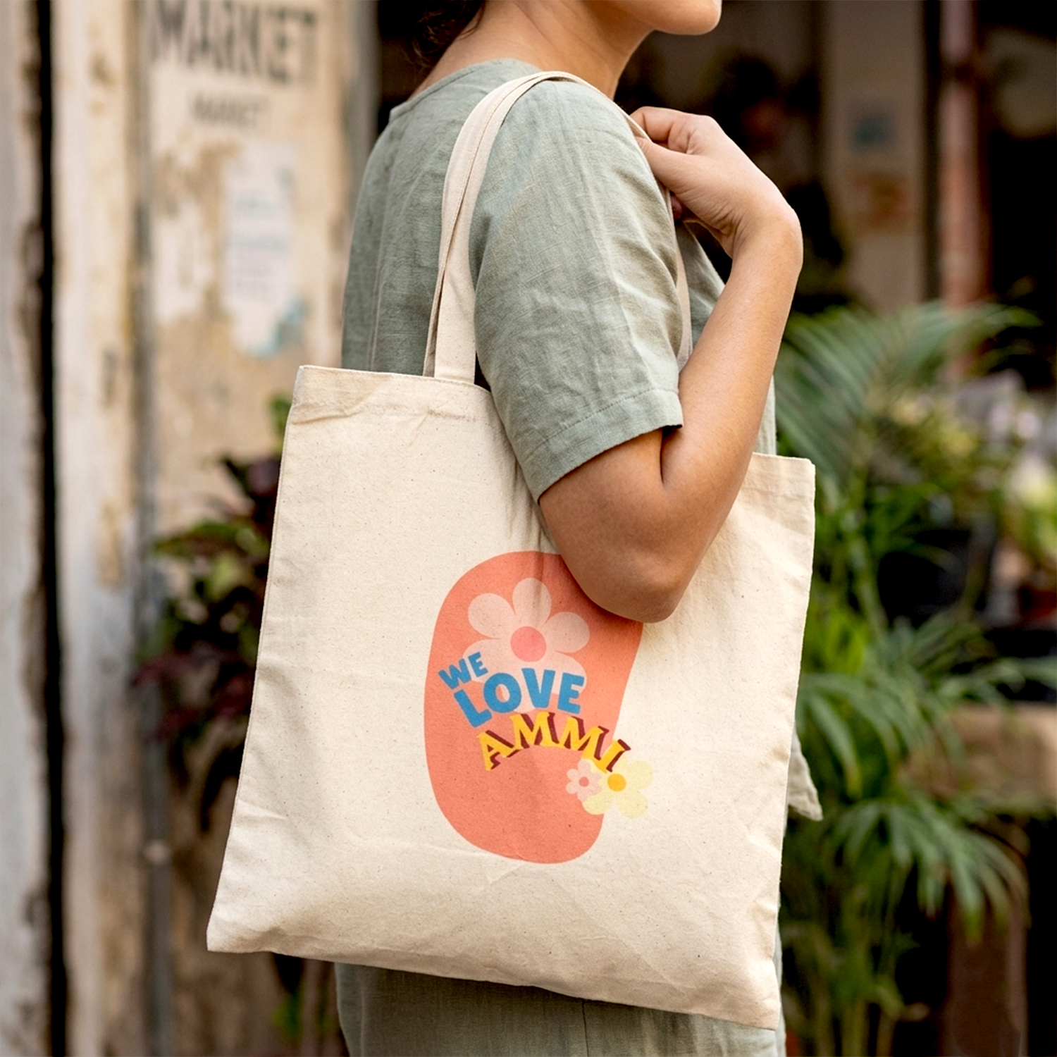 We Love Ammi Tote Bag