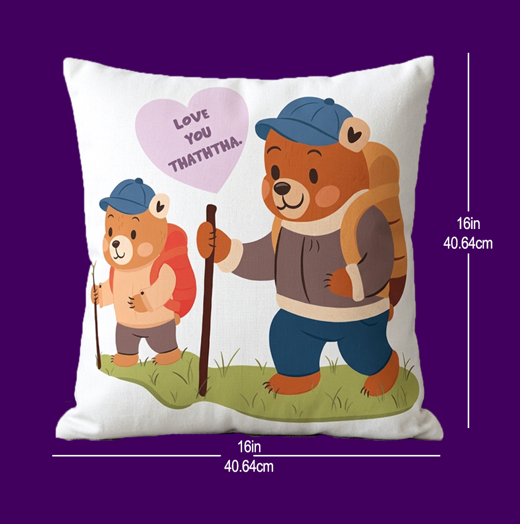 Love You Thaththa Cushion Cover - Image 3