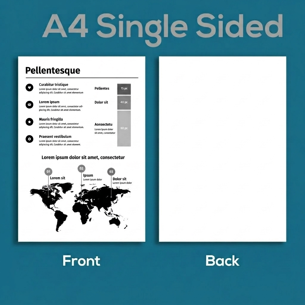 A4 Black & White Prints — Single Sided - Set of 5 - Image 4